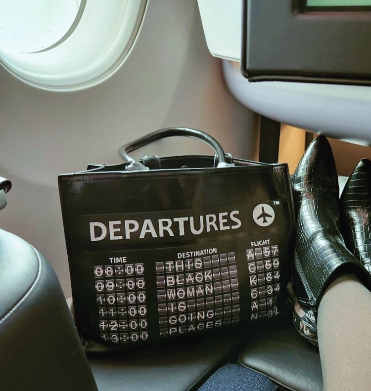 Departures Tote in Vegan Leather