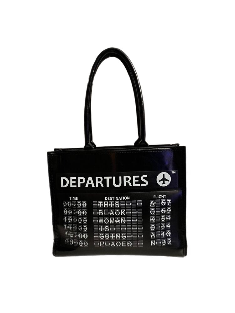 Departures Tote in Vegan Leather