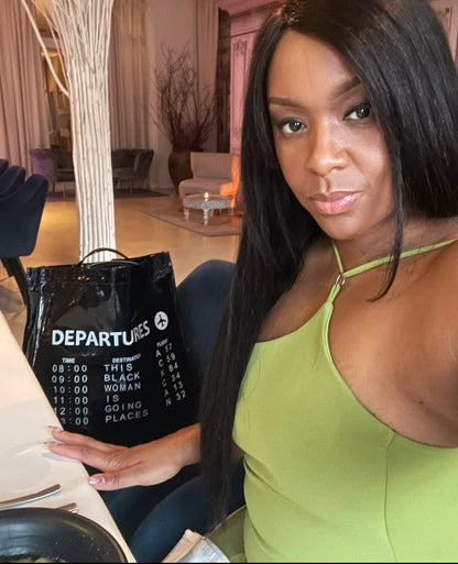 Departures Tote in Vinyl