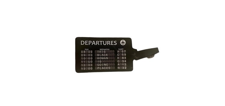 Departures Luggage Tag