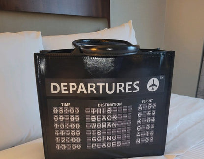 Departures Tote in Vegan Leather